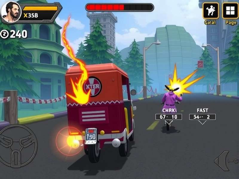Rickshaw Warrior Supreme Gameplay Screenshot